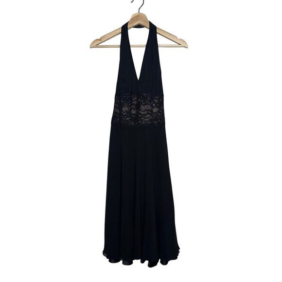 halter top wrap dress Evening Halter Wrap Mini Dress main image 1